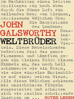 cover image of Weltbrüder